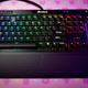 Corsair offers a low-profile mechanical keyboard for those who want to save their fingers.